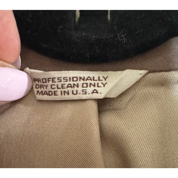 VTG Orvis Mens Suede Leather Blazer Jacket 42L Light Brown 90s Western Ranch USA - Picture 11 of 15